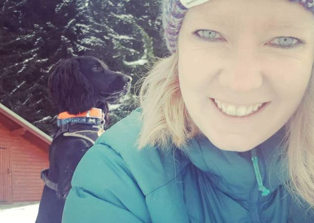 One Tree board member Claire and her dog Scout